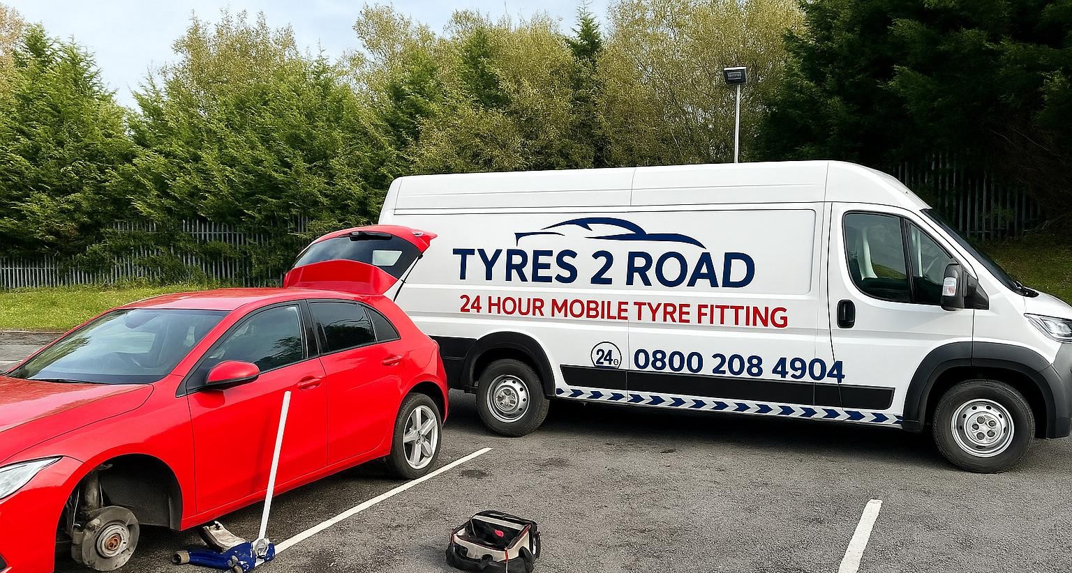 mobile tyre fitting van